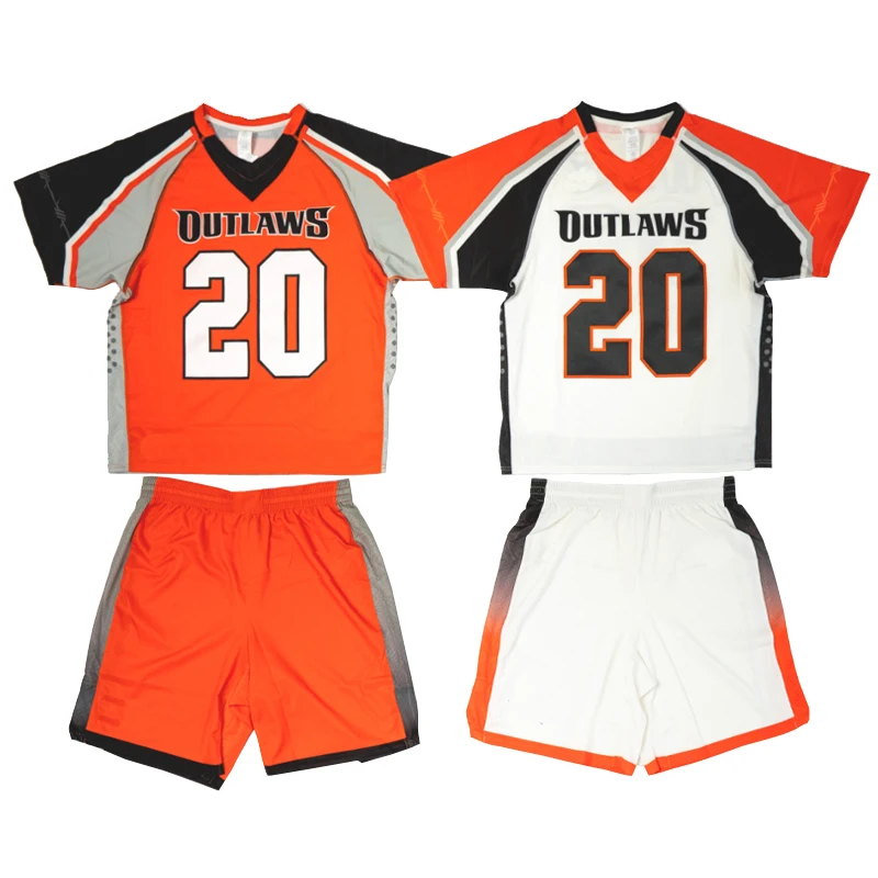 Factory Price Newly designed high quality polyester fabric lacrosse jersey shorts cheap price custom lacrosse uniforms for men
