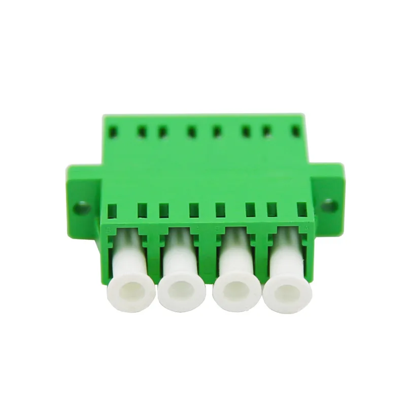 Factory price flange LC single mode/multimode duplex fiber optic adapter