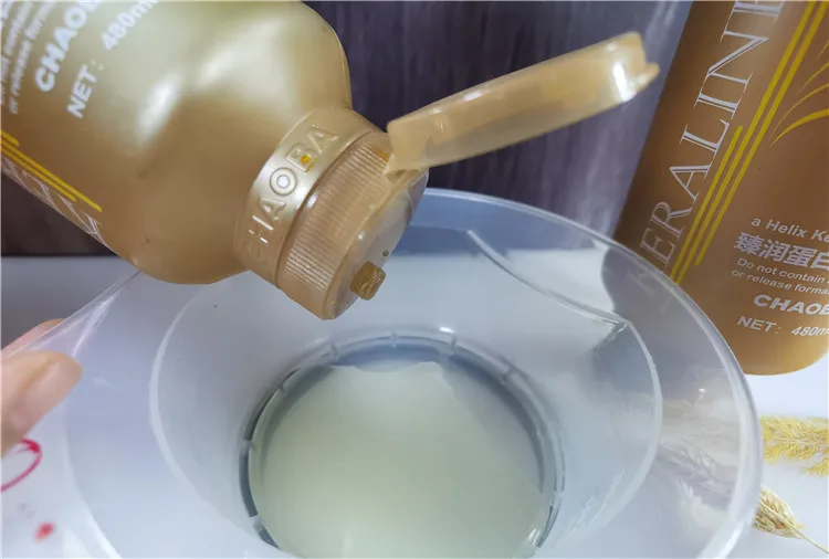 Factory Wholesale Pure Keratin Bulk Keratin Raw Material 5kg 25kg Packing Keratina Hair Straightening Cream Keratin Treatment