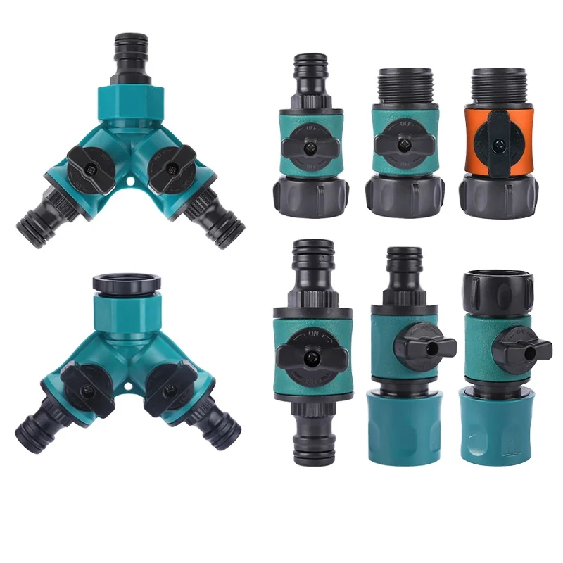 Garden Hose Coupling Adapters Water Tap Quick Connector Irrigation Pipe 16mm Joints Repair Eng Plug Accessory