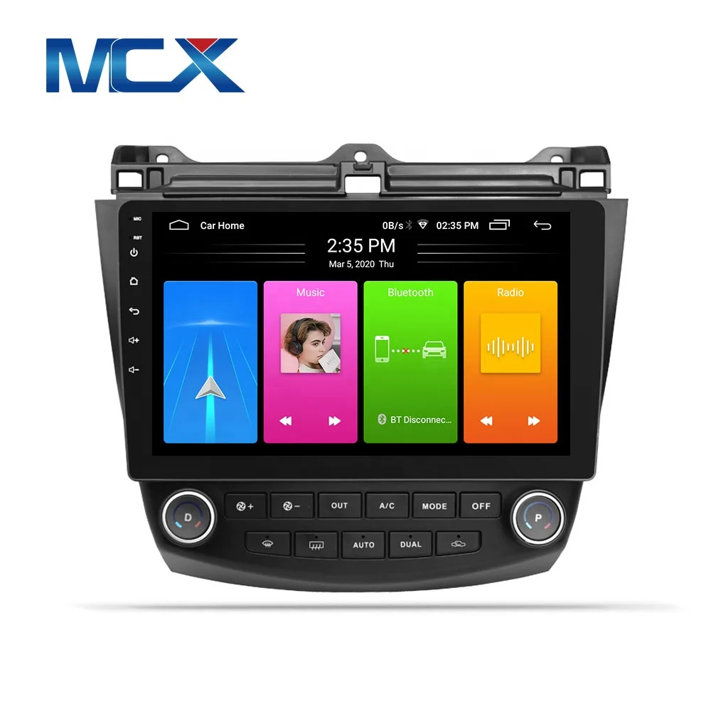 MCX 10 inch New Model For Honda Accord 7 2003-2007 Android 10.0 System GPS Combination Car Radio Video DVD Player navigation S
