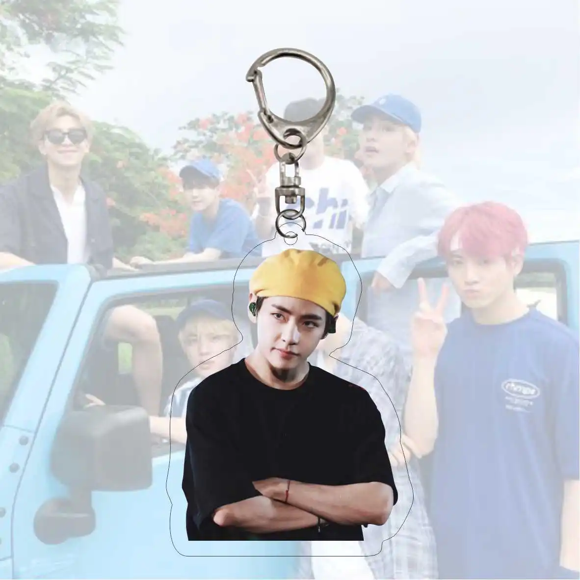 2021 южнокорейская поп-культура Bt s комбинированный товар двойная реальность прозрачные акриловые подвески b ts брелок
