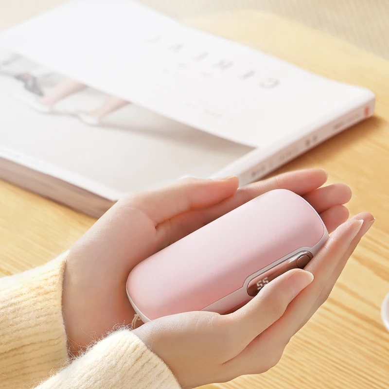 Mini hand warmer cartoon design Portable hand warmer USB rechargeable multifunctional hand warmer powerbank