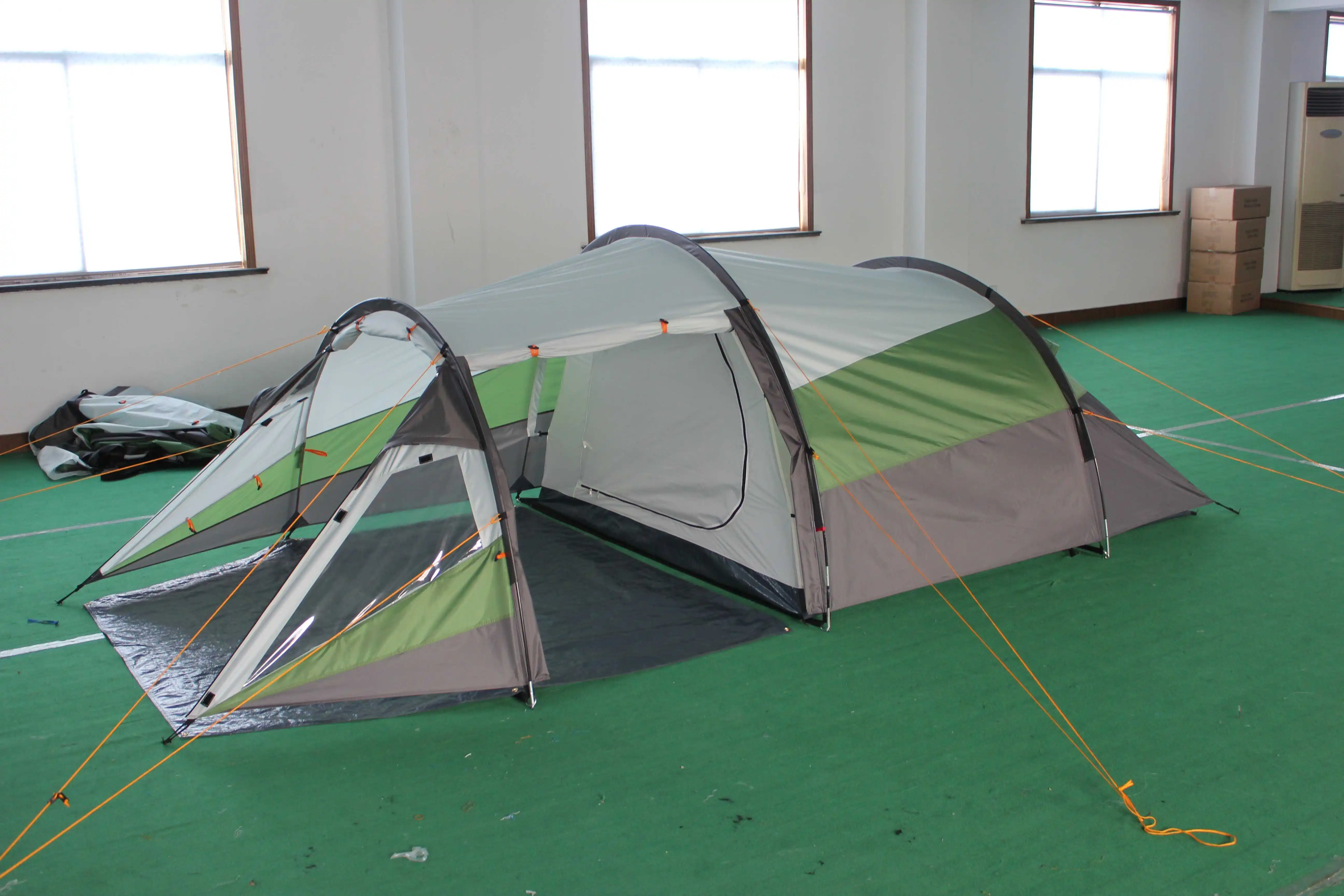 Waterproof One Bedroom 3 Person Camping Tunnel Tent