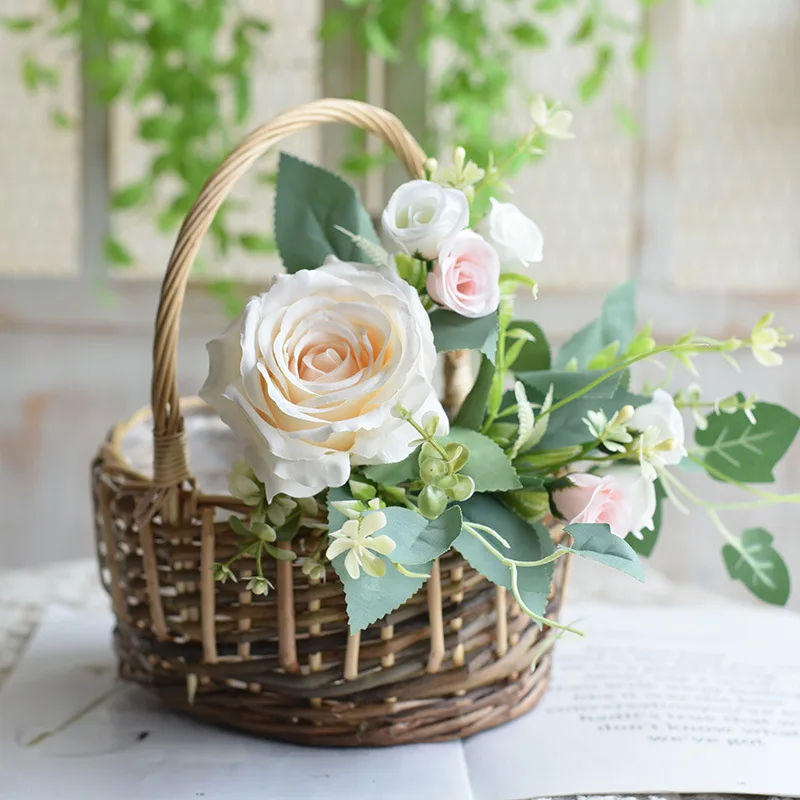 Корзина для хранения из бамбука