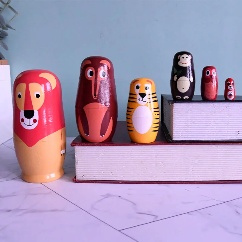 Personalized Custom Russian Stacking Dolls Wooden Russian Nesting Doll for Gift