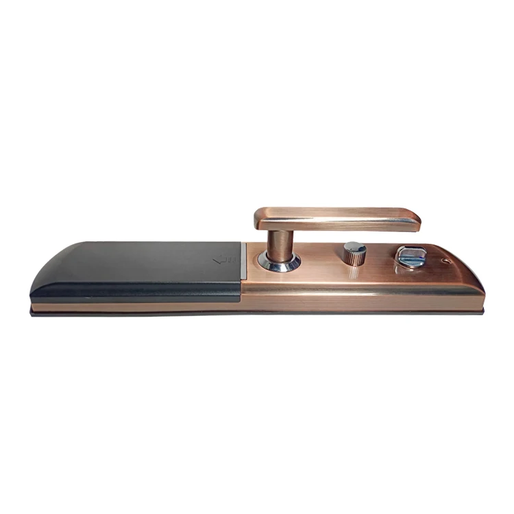 Waterproof TTLock App Fingerprint Password Keyless Entry Smart Sliding Aluminum Door Lock