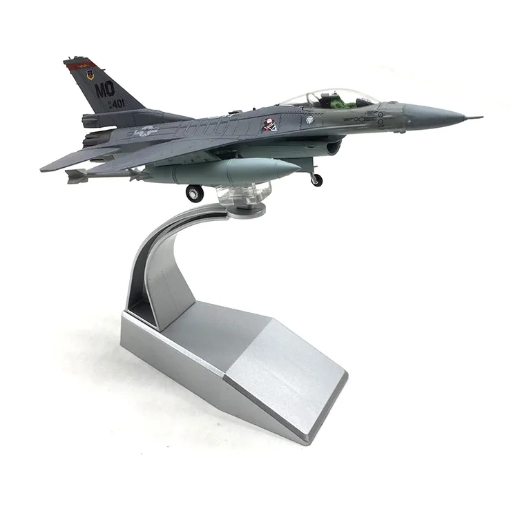 Модель в 1/100 масштабе игрушечная F-16 USAF F16 F-16C истребитель самолет металлическая модель игрушка для коллекции