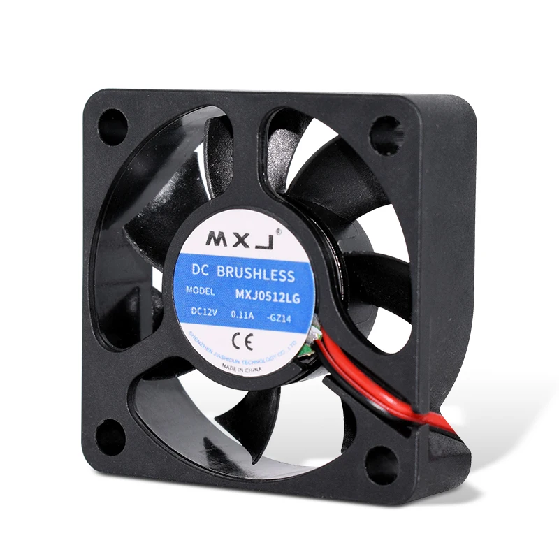 MXJ 50x50x15mm 12V Dc brushless 5015 Dc Axial Blower Fan Chassis power exchange cooling fan Mute small fan Low noise