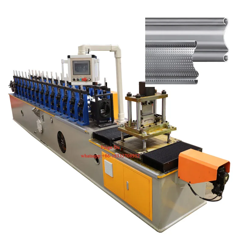 Roller Shutter Garage Door Profile Roll Forming Machine rolling up door slats making machine