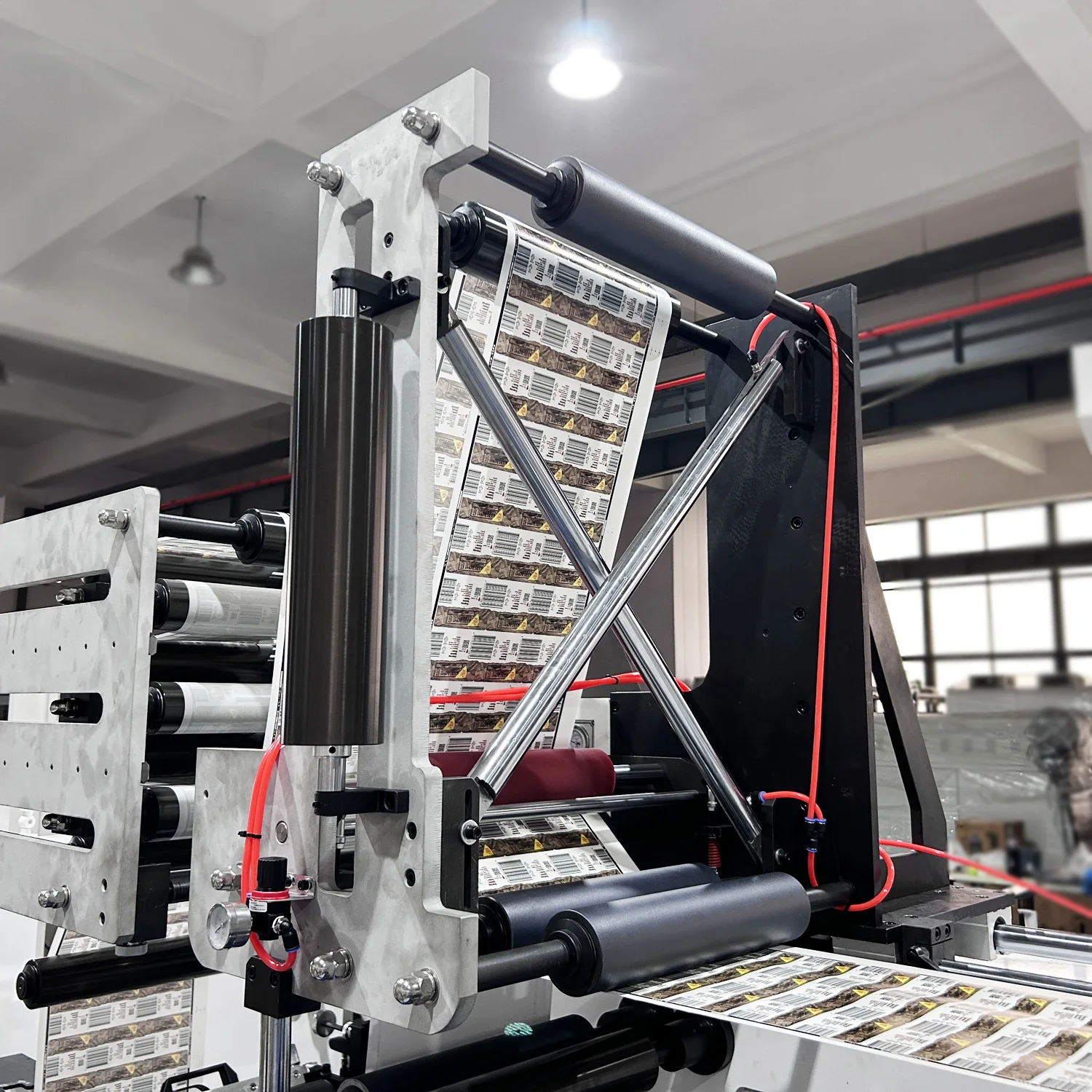 RTIN-550 Best Price 8 Color High Speed Adhesive Label Flexo Online Horizintal Print/printing Machine