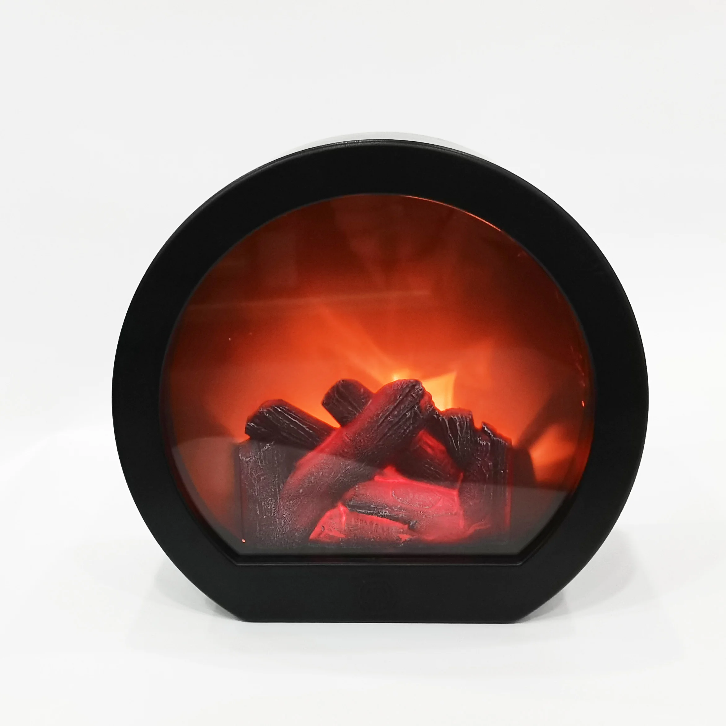 Ningbo Tianhan Plastic Indoor Round Fireplace Light LED Light