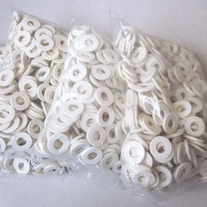 Custom wool felt washer round oil-absorbing wool gasket mechanical seal dust filter felt o-ring gasket