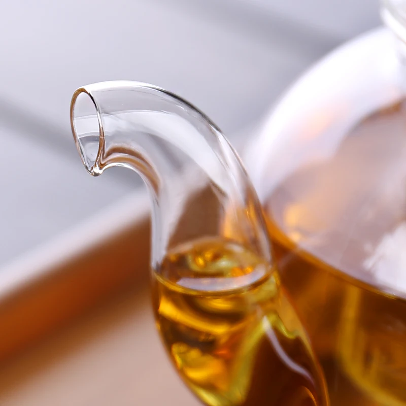 Glass steaming pot set home