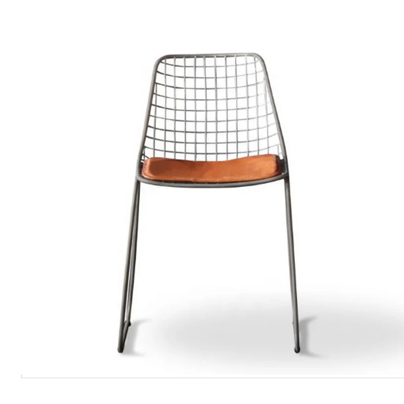 wholesale luxury  industrial wire dining chair restaurant chairs  outdoor dining chair
