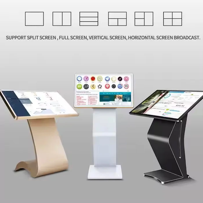 Indoor advertising hd commercial retail restaurant ad window software media player lcd touch screen digital signage display