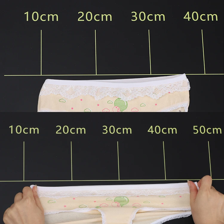 UOKIN kids lace cotton briefs underwear wholesale children panties for girls kids 4-10 ages skin friendly