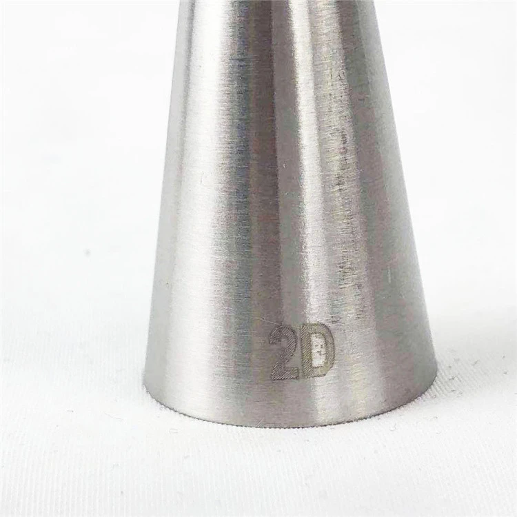 #2D OEM 1pcs Christmas Design Food Grade Stainless Steel Cake Decorated Pastry Tools Nozzle Shape Piping Nozzles Tips