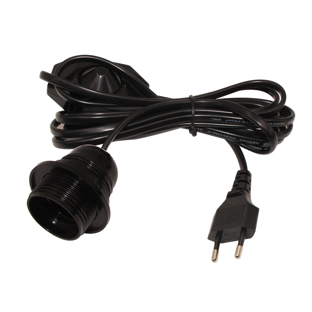 Оптовая продажа H03vvh2-f 2*0 75 1 8 м ЕС 2-контактный шнур питания лампы соли с 303/304 вкл/выкл переключатель