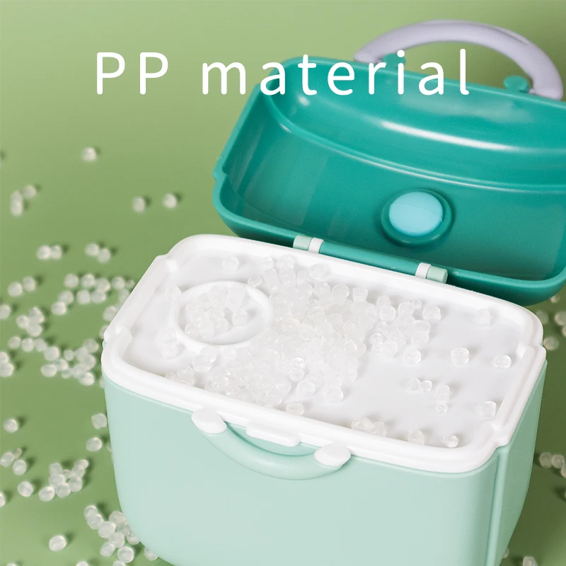 New Portable Storage Box Large Capacity Leakproof Doser Milk Powder Food Container Dispenser for Outdoor Portable