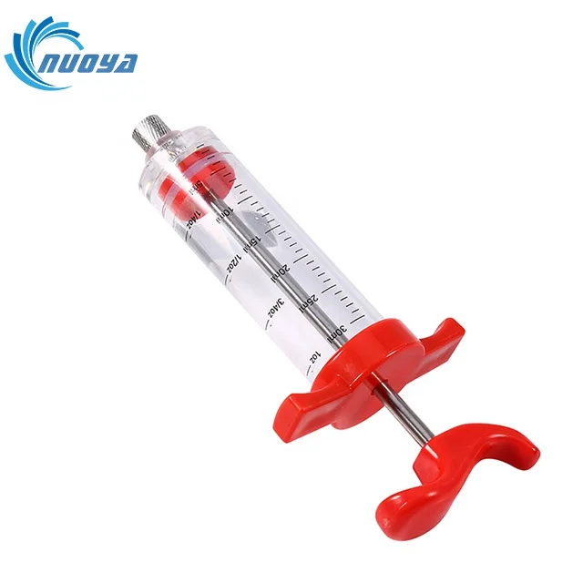 veterinary sheep livestock animal plastic steel bird feeding injector plastic Veterinary Syringe for cattle cow
