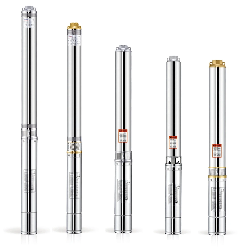 1 Inch 3hp Deep Well Submersible 2hp water Pump Price 2 Inch Diameter Multistage Centrifugal Agriculture In India