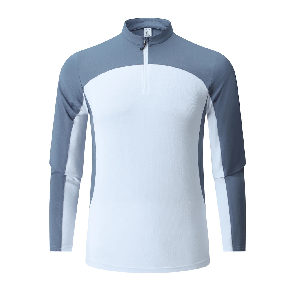 2024 new design Unisex quarter zip jacket mens 1/4 zip pullover custom logo fast drying 1/4 zip tracksuit