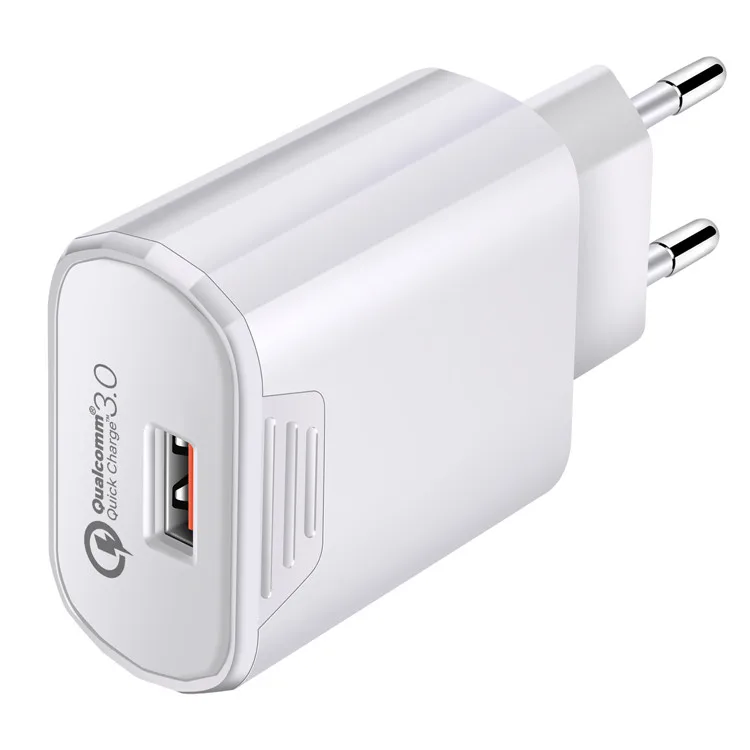 EU multi quick charge 3 0 usb дорожное зарядное устройство с одним USB-кабелем для быстрой