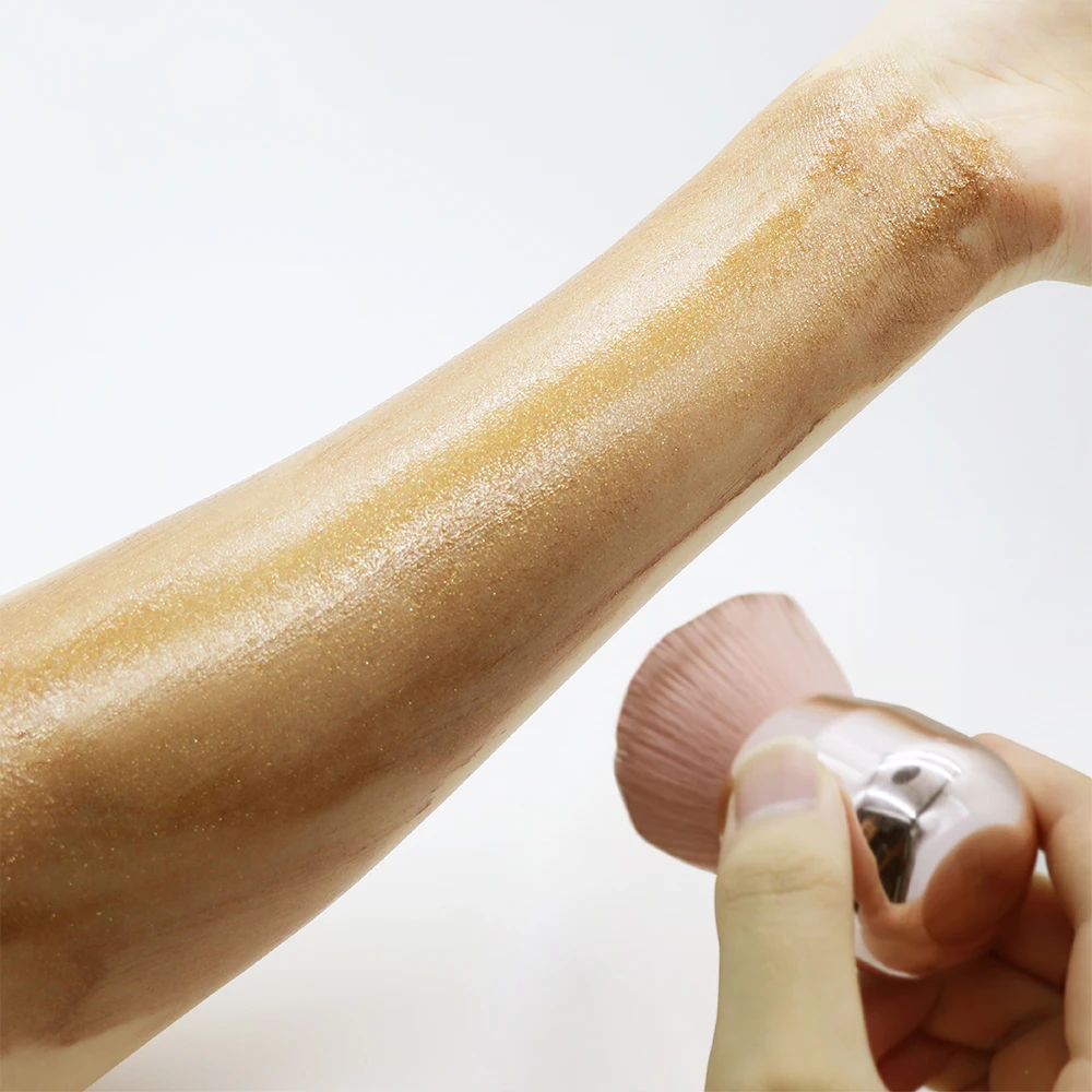 ZPM OEM/ODM Фирменная торговая марка, веганский осветляющий лосьон, мерцающее масло для тела