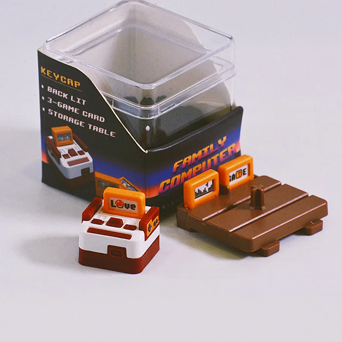 Creative Retro Classic MAC FC Game Console Styling Mechanical Keyboard Buttons Key Cap Replace KeyCap For Birthday Gift