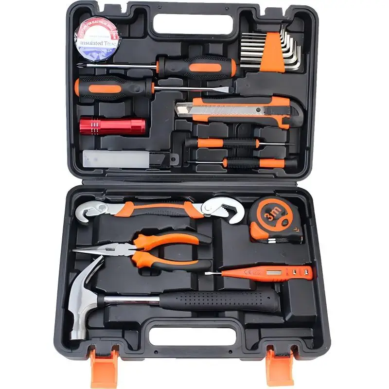 new Carbon Steel Manual Tool Kit Carbon Steel hardware Hand Tool Set 305-16 306-38 307-66 308-43 309-22 Home Repair Tool box
