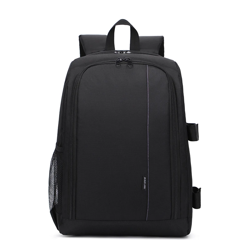 New design black canvas multifunction dslr camera backpack bag