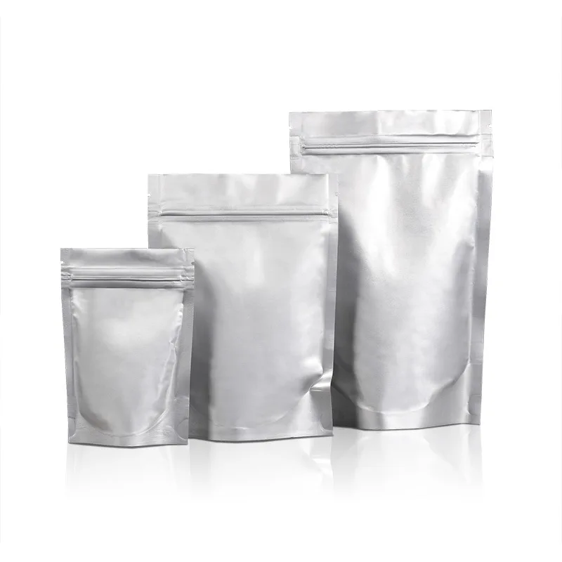 wholesale free sample Aluminum Foil packaging Bag Heat Sealable food Storage Smell Proof Moisture Stand up Pouch plastic doypack