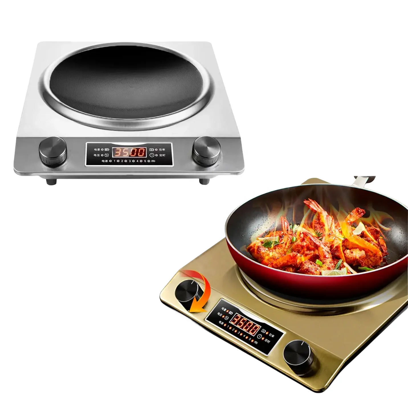 Concave induction cooker multi-functional energy-saving waterproof hot sale 3500W induction cooker stove