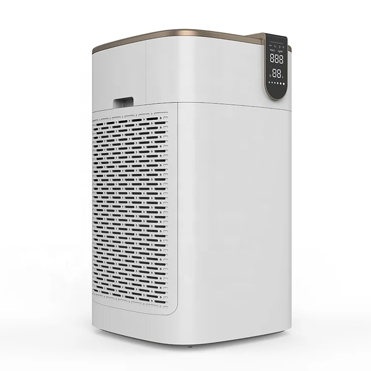 Advanced UV Light H12 HEPA and Carbon Filter Negative Ions Air Purifiers with Touch