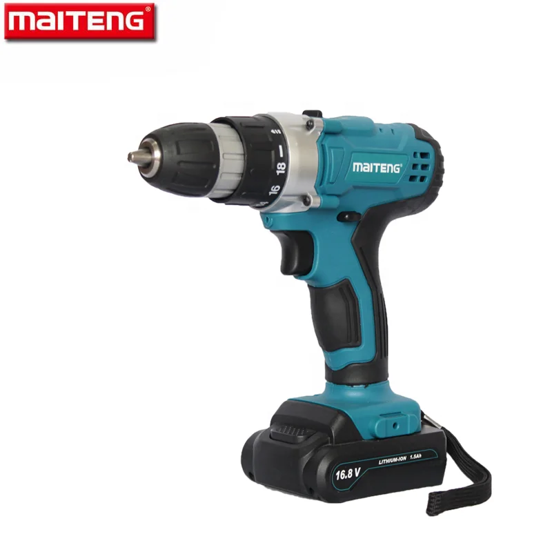 MAITENG MT8516 Two-speed high quality power tool  electric+  drill 16.8V cordless  hand drill
