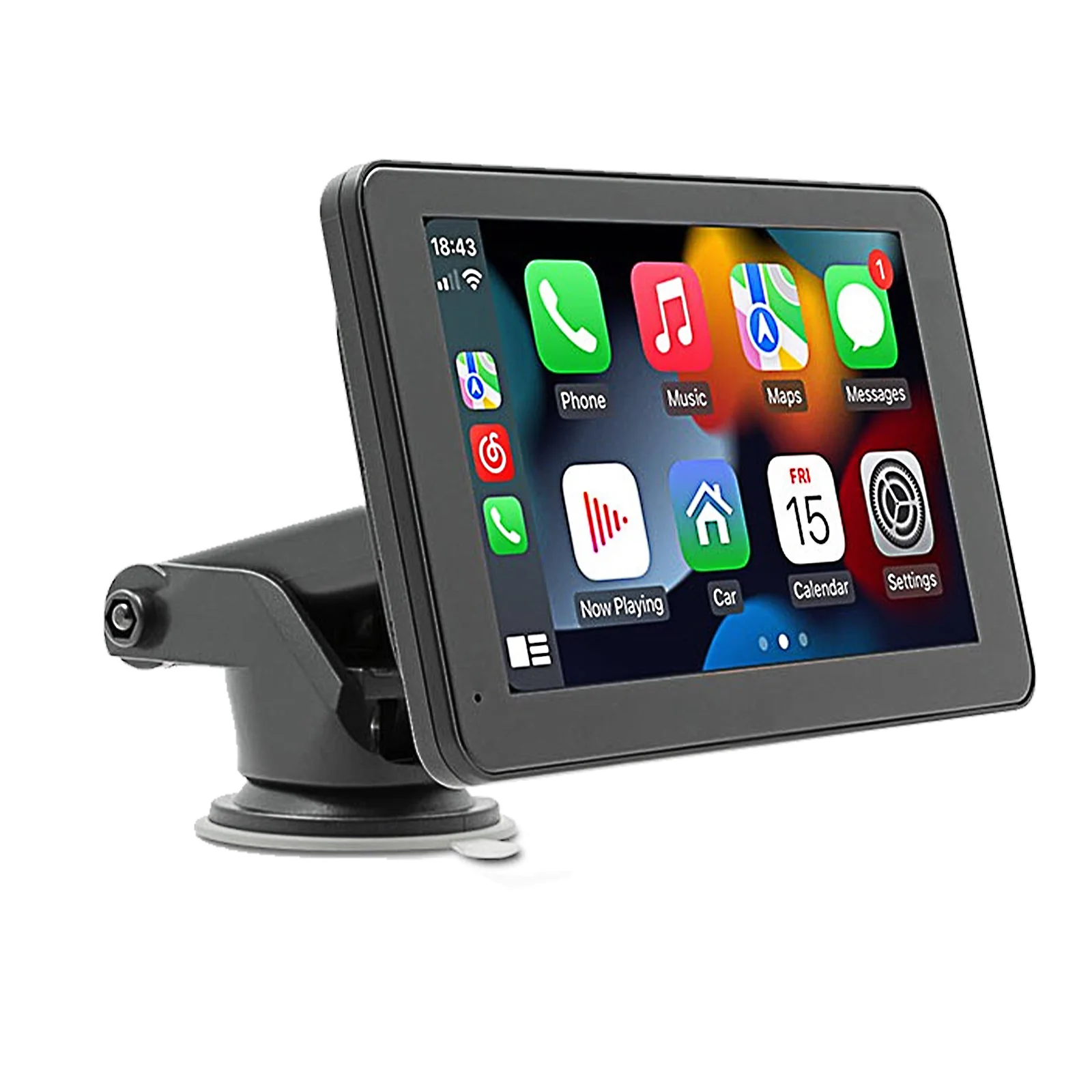Autoabc 7-дюймовый беспроводной Carplay и android автомобильный сенсорный экран Дисплей задняя камера MP5 Радио Видео мультимедийный плеер