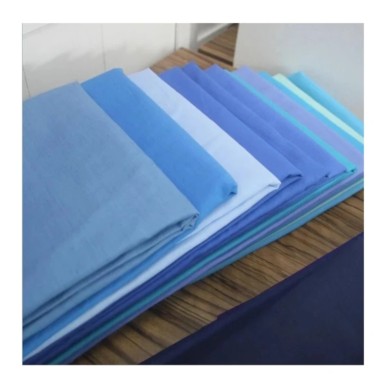 Wholesale Polyester Cotton Fabric CVC 60%Cotton 40%Polyester 45*45 133*72 Shirt Fabric