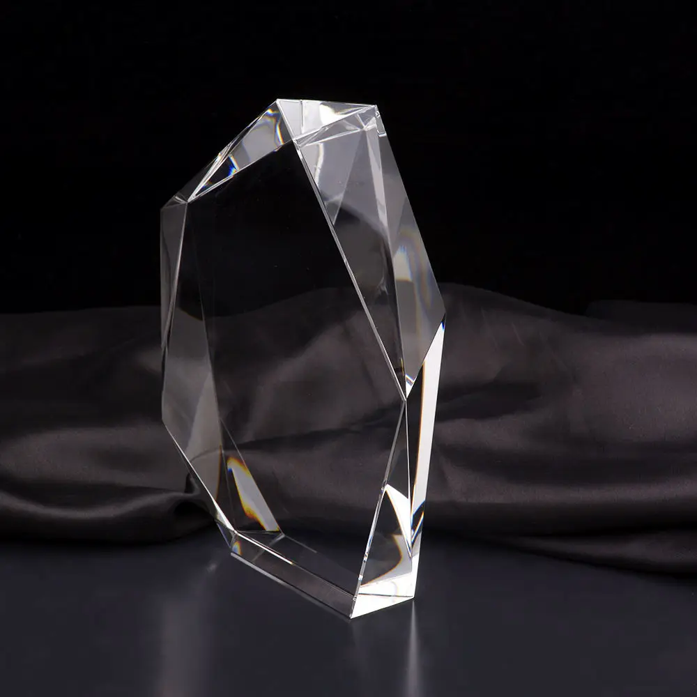 Honor Of Crystal High quality k9 crystal block and glass cube for 3d laser crystal engraving