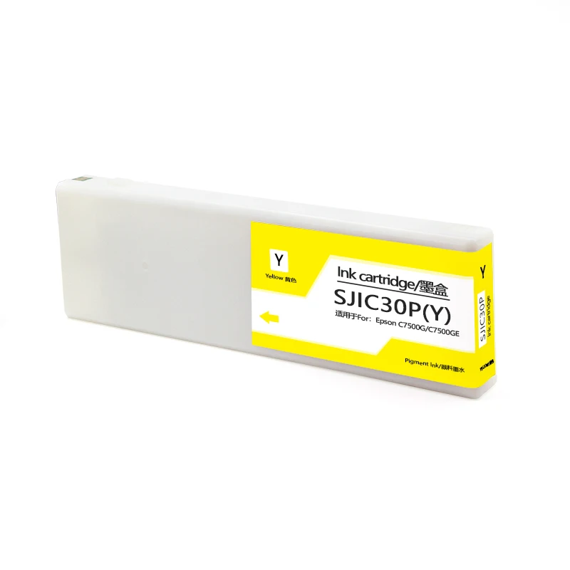  SJIC30P пигментный картридж 300 мл/уп. совместимый чернильный с пигментными чернилами для принтера Epson ColorWorks C7500G