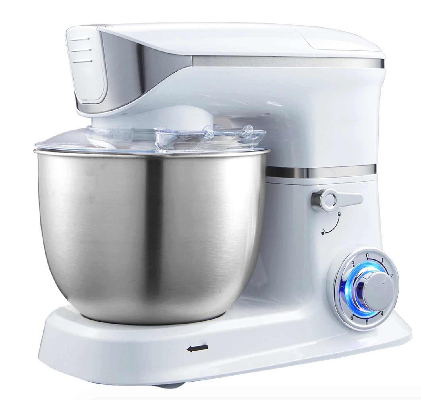 Stand Mixer 6-Speed 1000W Tilt-Head Kitchen Mixer with Stainless Steel Bowl