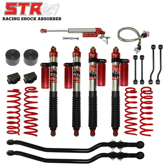 STR front adjustable shock absorber 2WD&4WD front 4x4 suspension lift kit for Jeep Wrangler JK