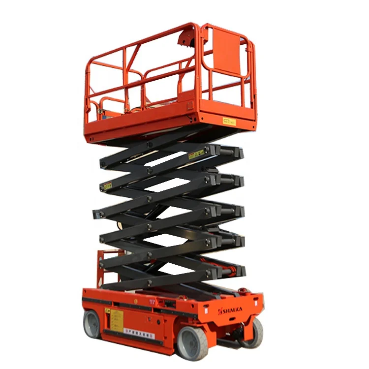 GPS Positioning Power Ascend Lifter Trolley Self Propelled Lift Platform AD Installation