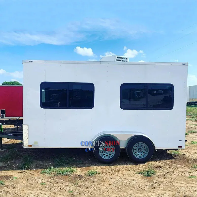 10ft small office trailer on wheels portable trailer site office outdoor mobile office trailer
