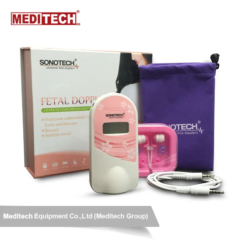Meditech Factory Doppler fetal monitor mini fetal doppler ultrasound fetal doppler baby heart monitor for pregnancy