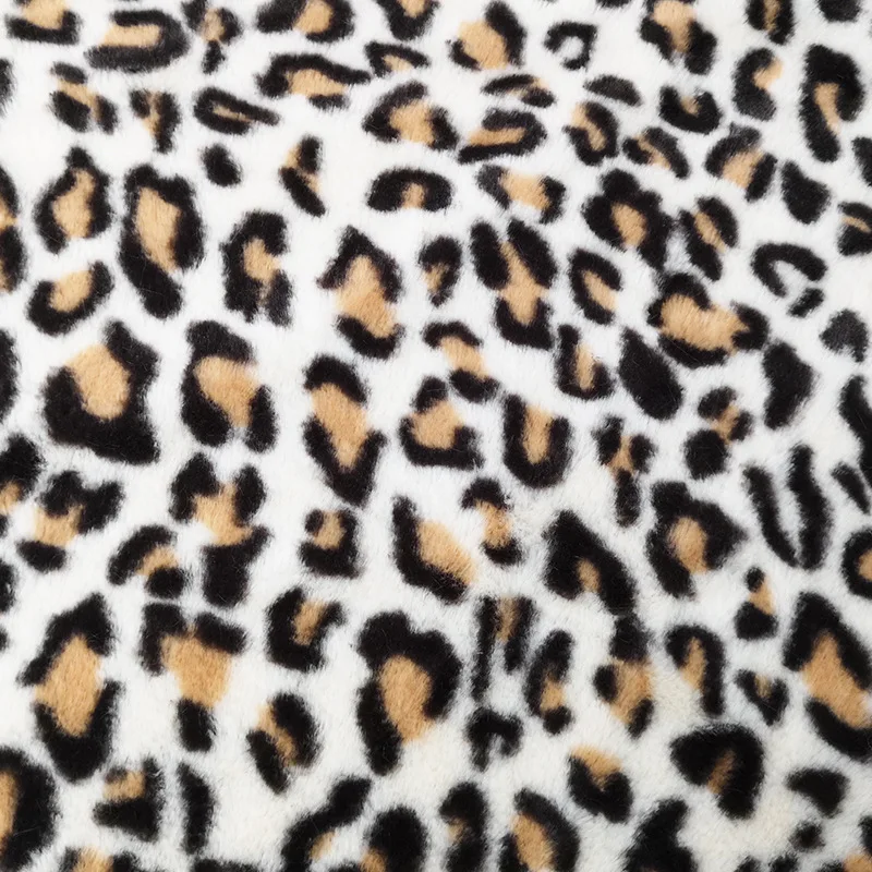 hot sale 100% polyester Coral Fleece Fabric fleece leopard print fabric for blanket