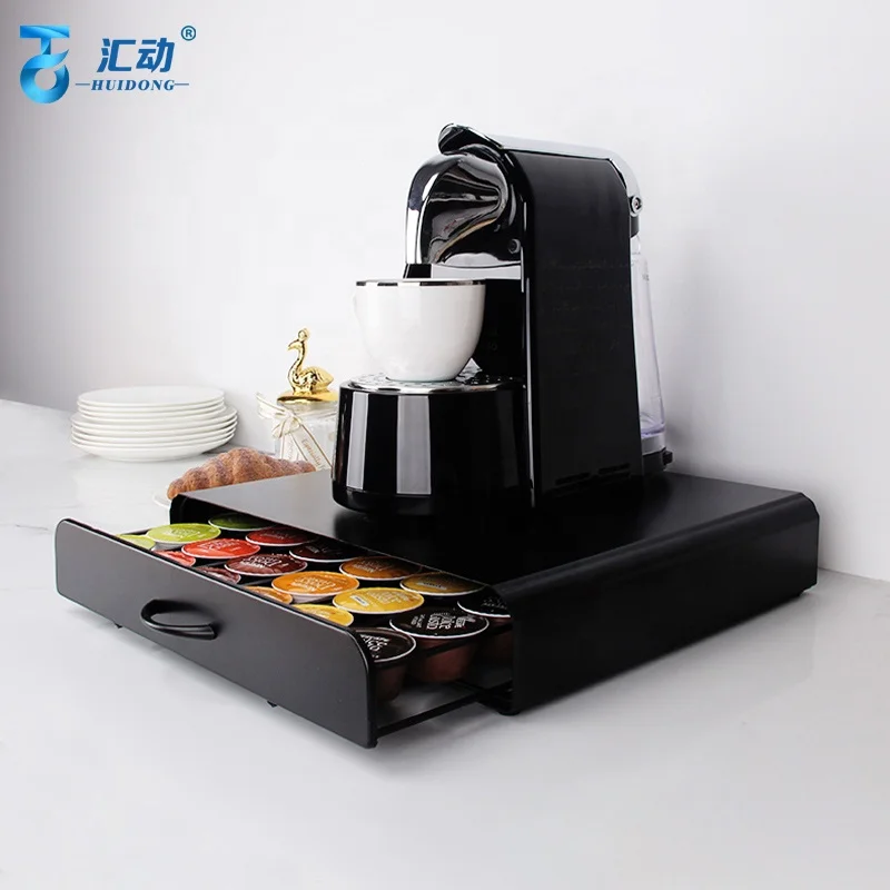 Drawer coffee capsule holder dolce gusto Plastic portable nespresso capsule coffee machine holder storage