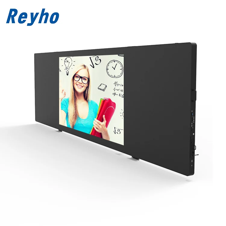 Multi Finger 86 100 inch LED Writing Blackboard IR interactive whiteboard all in one magnetic chalkboard