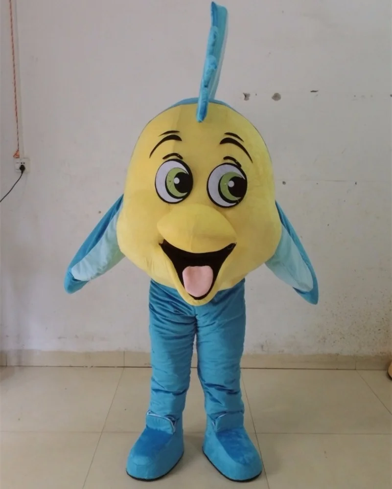 Hola Aquarium Flounder Mascot Costume/Cosplay Mascot