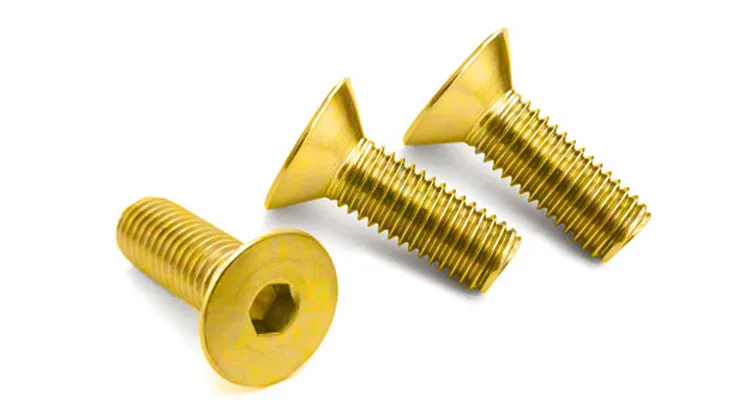 Machine Countersunk Hexagon Socket Flat Head Metal Brass Gold Screw On Arthroscopy Lens Hook Iron Screws Hooks Hebei